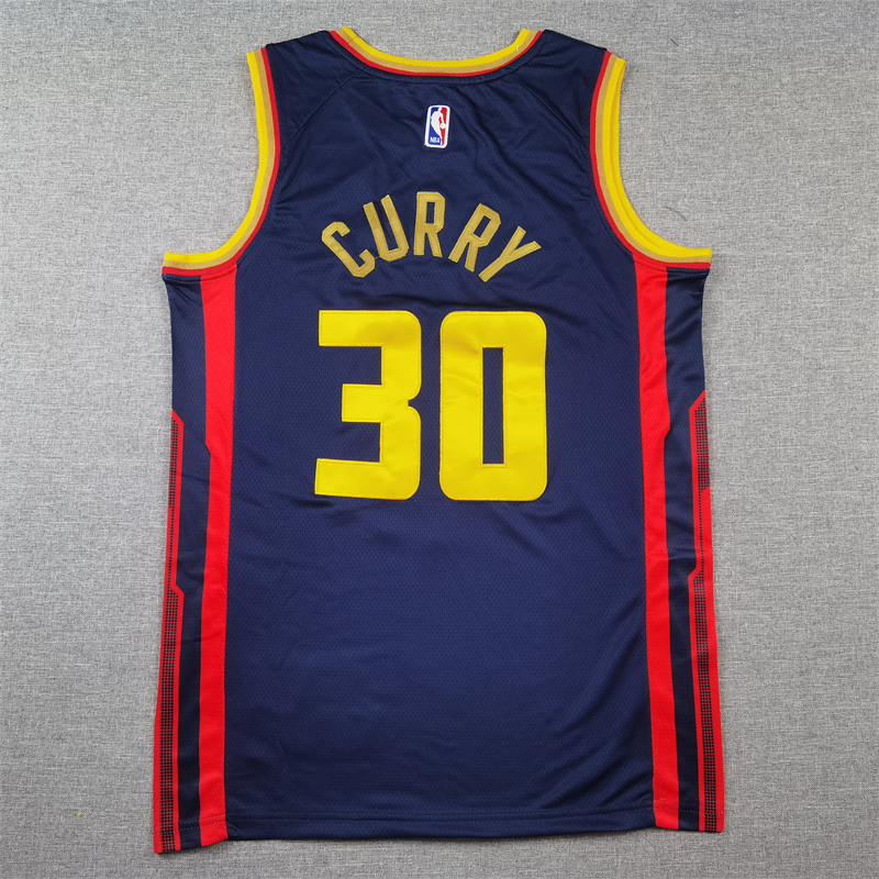 Men Golden State Warriors #30 Curry blue 2024 2025 NBA jersey